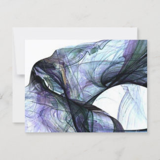 Violet Angel Rising Briefkaart