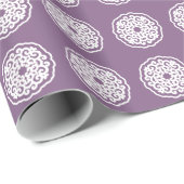 Violet Asian Moods Mandalla Cadeaupapier (Rol Hoek)