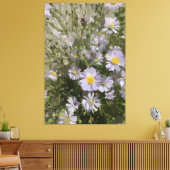 Violet Asters Canvas Afdruk (Insitu (Woonkamer))