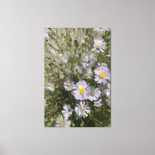 Violet Asters Canvas Afdruk