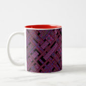 Violet Aurora en verre tendu Mug (Gauche)