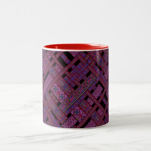Violet Aurora en verre tendu Mug (Centre)
