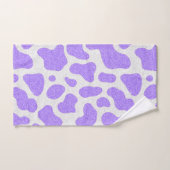 Violet Avec Parties scintillant Sur Toute La Vache (Serviette à main)