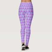 Violet Awareness Ribbon Hope & Cure Angel Leggings (Achterkant)