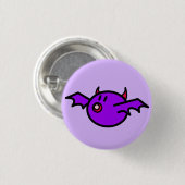 Violet Bat Ronde Button 3,2 Cm (Voorkant /achterkant)