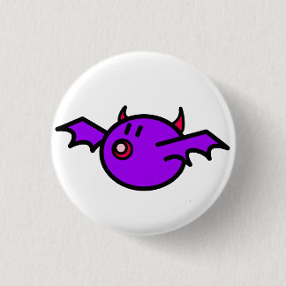 Violet Bat (witte achtergrond) Ronde Button 3,2 Cm