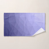 Violet bleu maille foncé motif géométrique (Serviette à main)