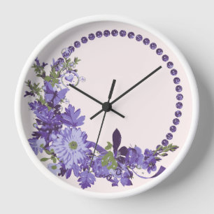 Violet bloemen