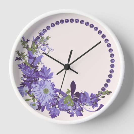 Violet bloemen (Voorkant)