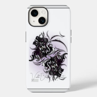 "Violet Blossom Abstraction", Apple iPhone 14 Hoes