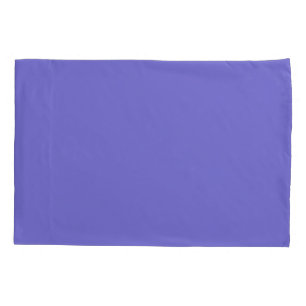 Violet Blue Solid Plain Color Kussensloop