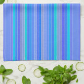 Violet Blue Stripe keukenhanddoek (Gevouwen)