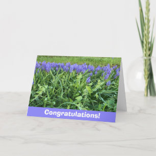 Violet Bluebells Fotografie Kaart