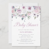 Violet Blush | Florence-Baby shower Kaart (Voorkant)