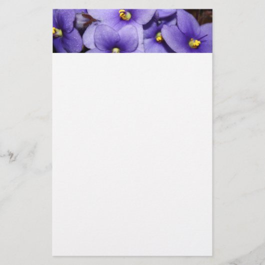 Violet Boquet Briefpapier (Voorkant)