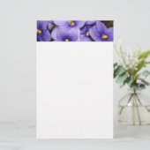 Violet Boquet Briefpapier (Staand voorkant)