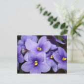 Violet Boquet Kaart (Staand voorkant)
