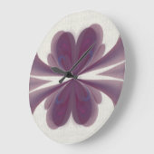 Violet Bow Fractal Clock Grote Klok (Hoek)