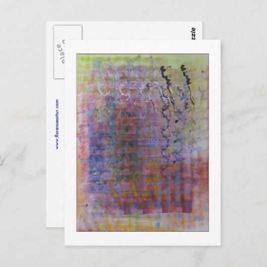 Violet Briefkaart (Voorkant / Achterkant)