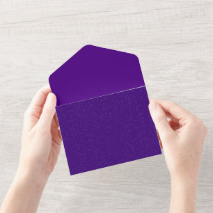Violet Bruit tout en un mariage Invitation - Perso