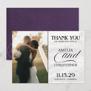Violet California Passport Bedankkaart