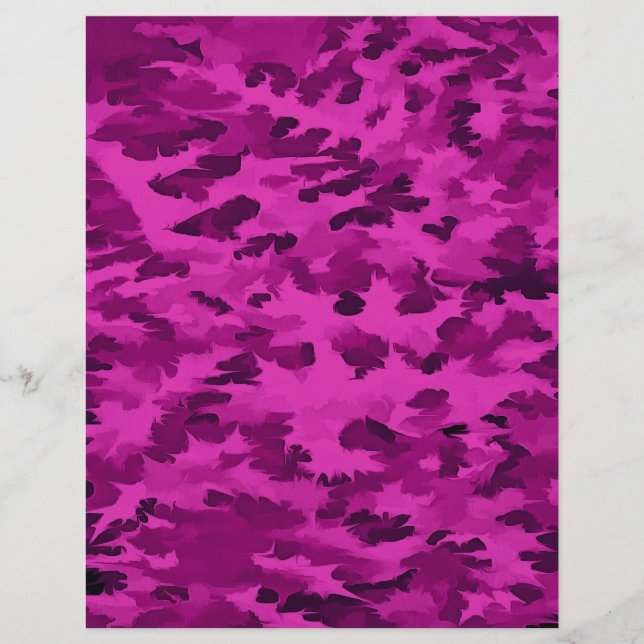 Violet Camouflage Patroon (Voorkant)