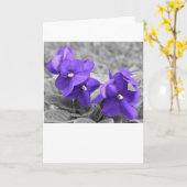 Violet, carte (Fleur jaune)