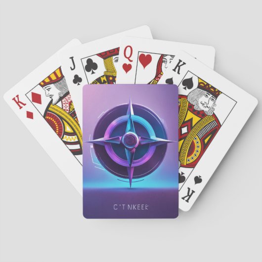 "Violet : Cartes de Jeu Esthétiques" (dos)