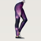 Violet céleste active vêtement yoga Leggings (Droite)