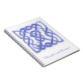 VIOLET CELTIC KNOT 6.5x8.75 Carnet spiral (Côté Droit)