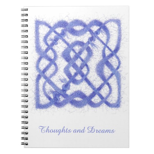 VIOLET CELTIC KNOT 6.5x8.75 Carnet spiral (Devant)