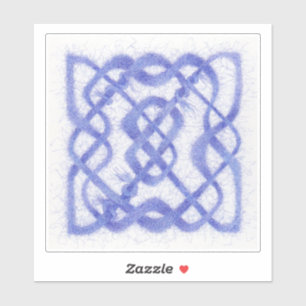 Violet Celtic Knot 6-inch Vinyl Sticker