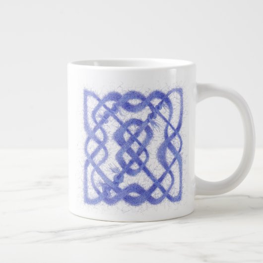 VIOLET CELTIC KNOT Big Mug (Droite)