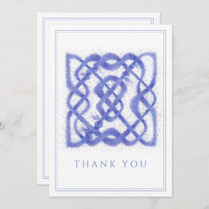 VIOLET CELTIC KNOT Flat Carte de remerciements