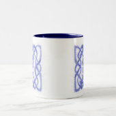 VIOLET CELTIC KNOT Marine Mug à deux tons (Centre)