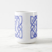 VIOLET CELTIC KNOT Tall White Mug (Centre)