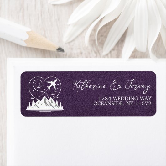 Violet Colorado Passport Etiket (Insitu)