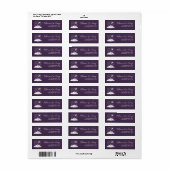 Violet Colorado Passport Etiket (Full Sheet)