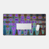 Violet coloré Super Abstrait rétro Vagues atomique (Clavier et souris)