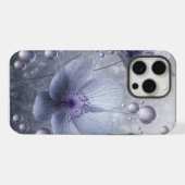 Violet Cosmos et gouttes de rosée (Verso Horizontal)
