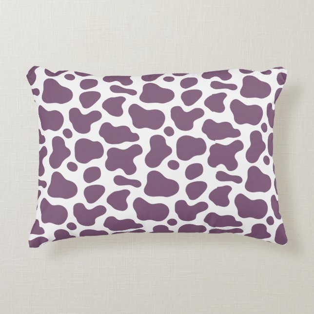 Violet Cow Accent Kussen (Voorkant)