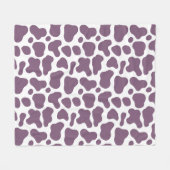 Violet Cow Fleece Deken (Voorkant (Horizontaal))