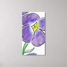 "Violet" D.C.B.-2022 Canvas Afdruk