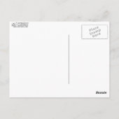 Violet de egel briefkaart (Achterkant)