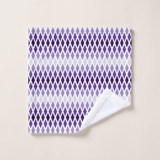 Violet Diamant Ombre (Gant de toilette)