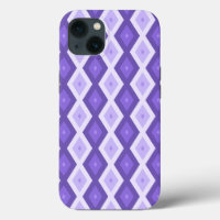 Violet diamantpatroon Hoesje-Mate iPhone case