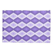 Violet diamantpatroon kussensloop (Achterkant)