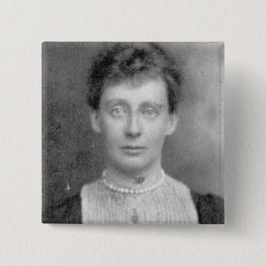 Violet Dickinson Vierkante Button 5,1 Cm (Voorkant)