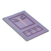 Violet Dragonfly Moederdag Notitieboek (Rechterzijde)