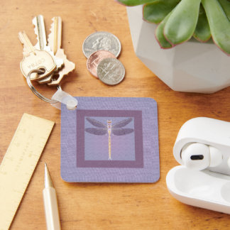 Violet Dragonfly Sleutelhanger